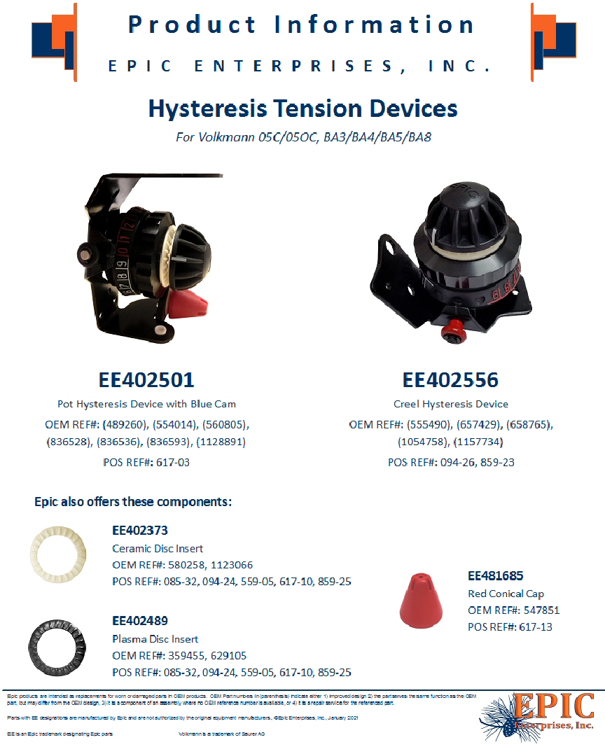 EE402489 Disc, Plasma Insert for Hysteresis Device, 05C_05OC, BA3_BA4_BA5_BA8